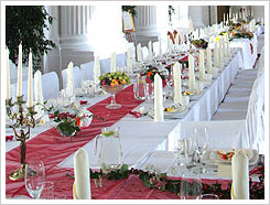 dekoracja stołu na wesele