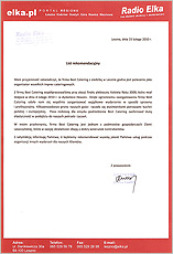 Referencje Radio Elka