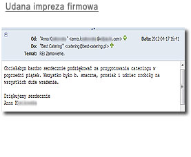 catering impreza firmowa